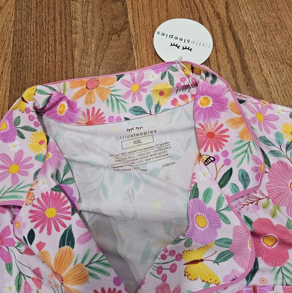 Little Sleepies Butterfly Bloom Top Only XXL - Picture 3 of 3